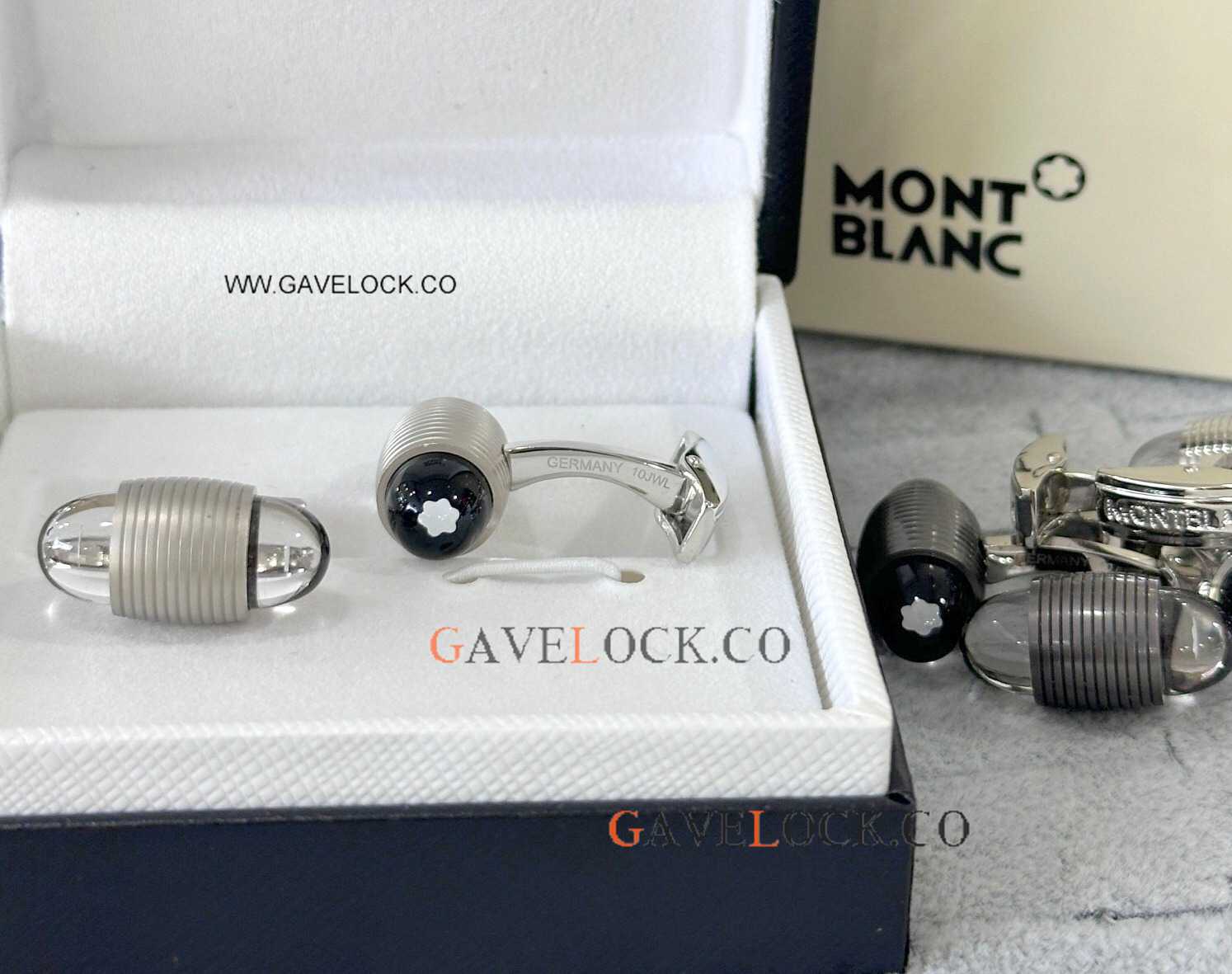 Clone Mont blanc Starwalker Matte Gray Cufflinks Men